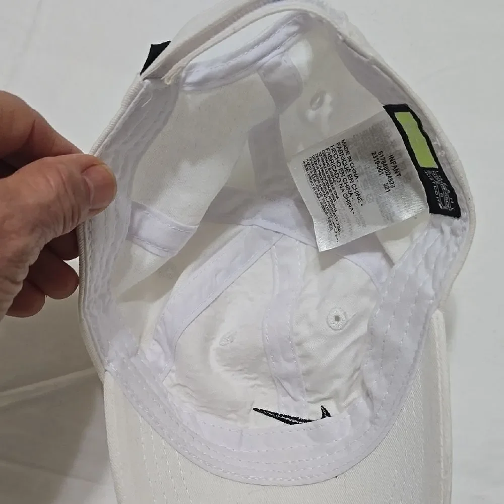 Nike White and Black Hat Classic‎ Design Infant